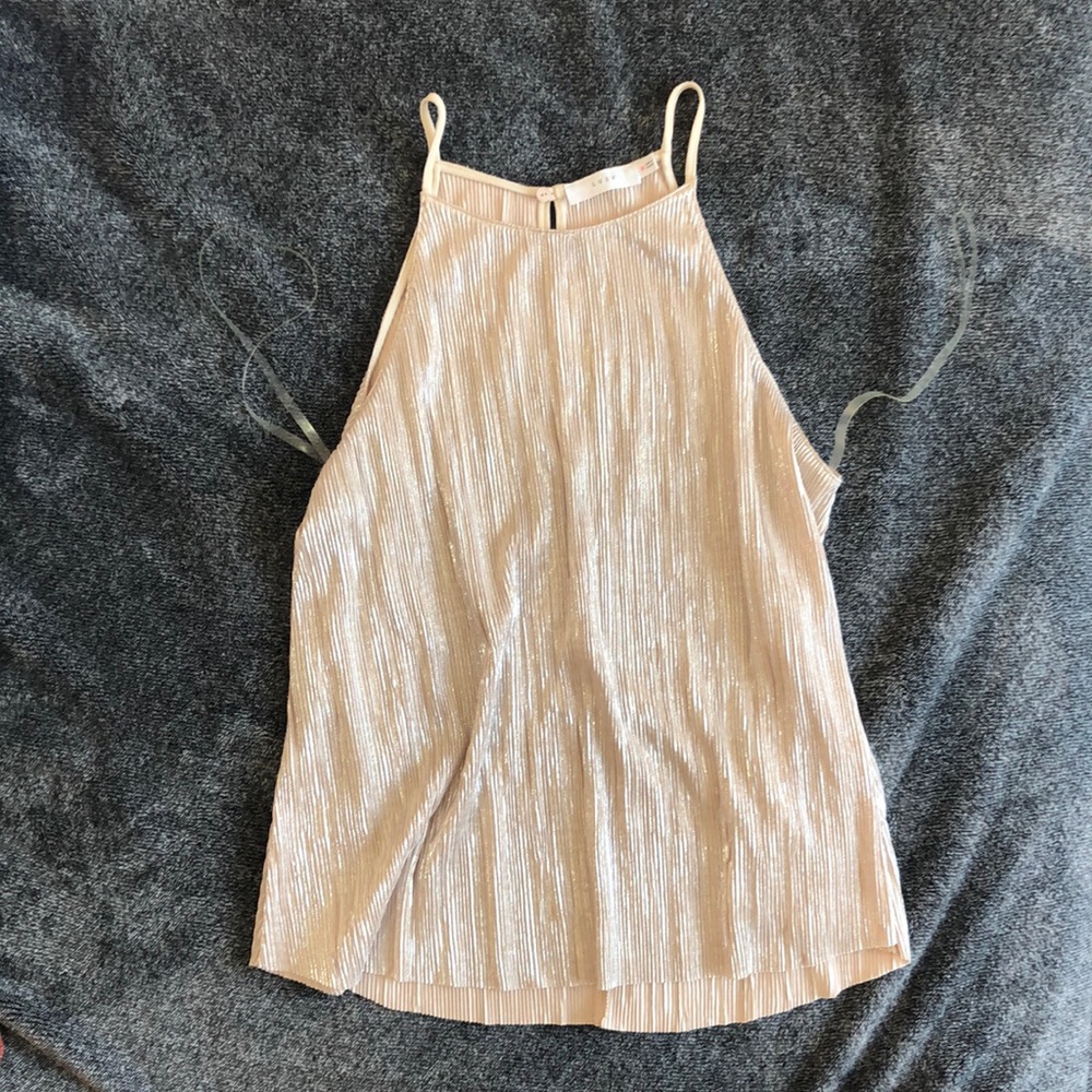 Sleeveless LUSH sparkle top